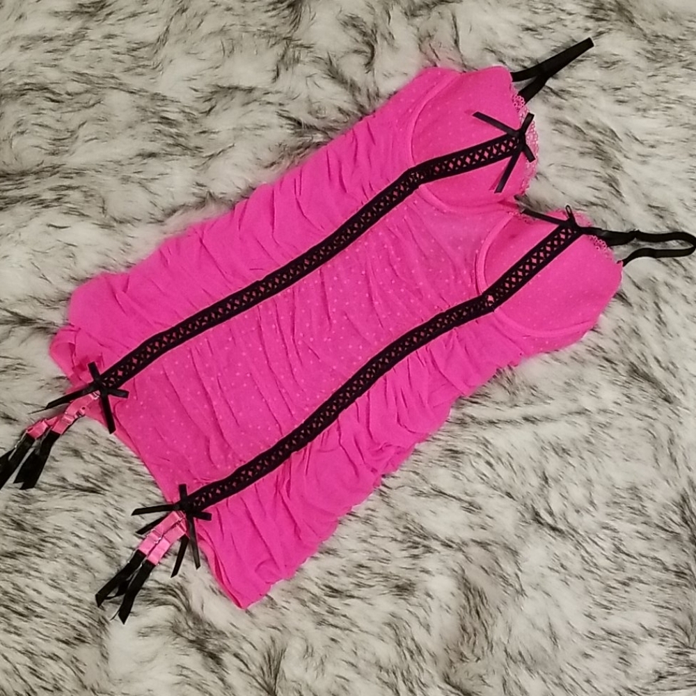 NWT Victoria's Secret Underwire Garter Slip